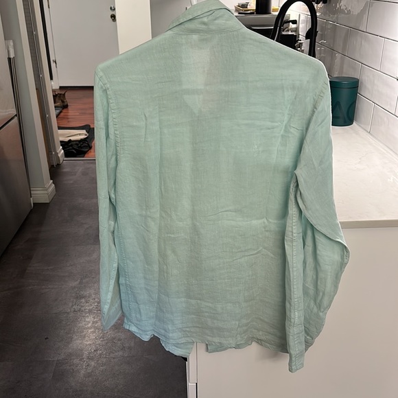 Made in Spain linen button down - Picture 3 of 3